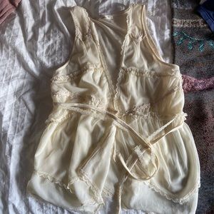 Lace Vest Top